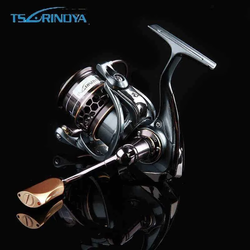 Jaguar 1000 2000 3000 9 + 1BB Angeln Spinning Reel Karpfen Salzwasser Angeln Reel Spinning Metall Griff 2 Spool Rollen Spule