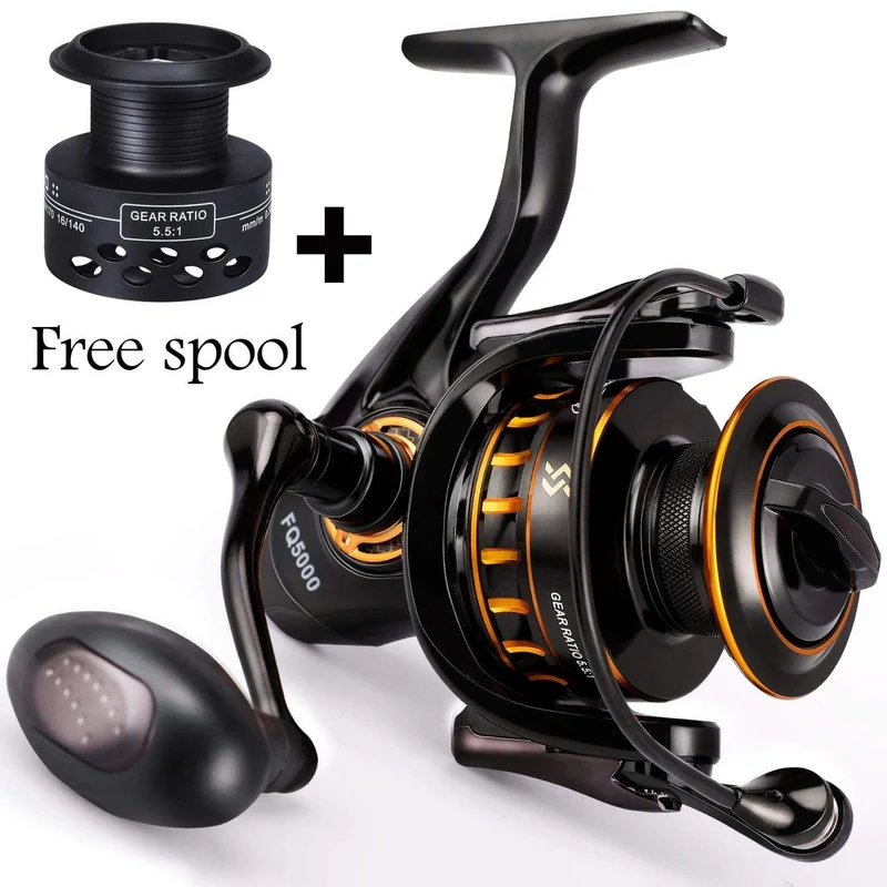 12+1BB Angelrolle 1000–5000 Zug 12 kg Spinnrolle Salzwasserrolle zum Karpfenrollenangeln Pesca und Freispule