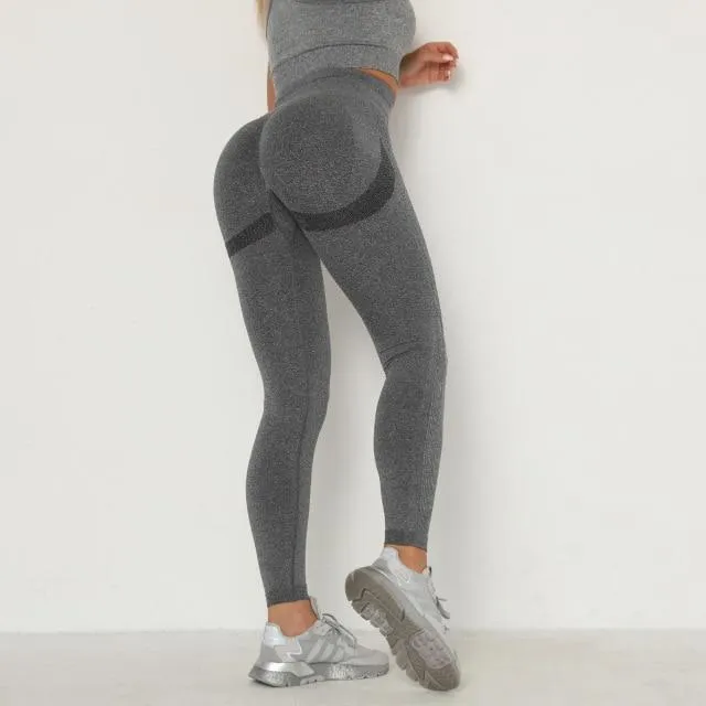Yoga Hosen Frauen Leggings Für Fitness Hohe Taille Gym Legging Frauen Push Up Solide Workout Fitness Frauen Nahtlose Leggings