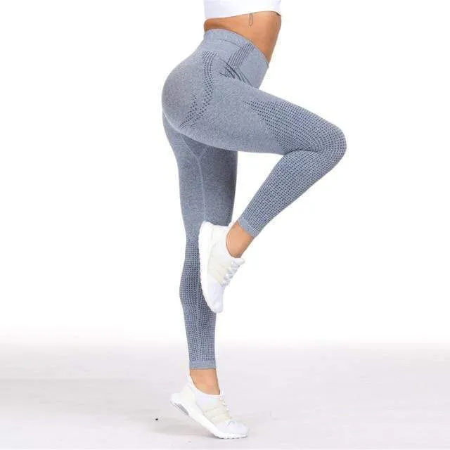 Yoga Hosen Frauen Leggings Für Fitness Hohe Taille Gym Legging Frauen Push Up Solide Workout Fitness Frauen Nahtlose Leggings