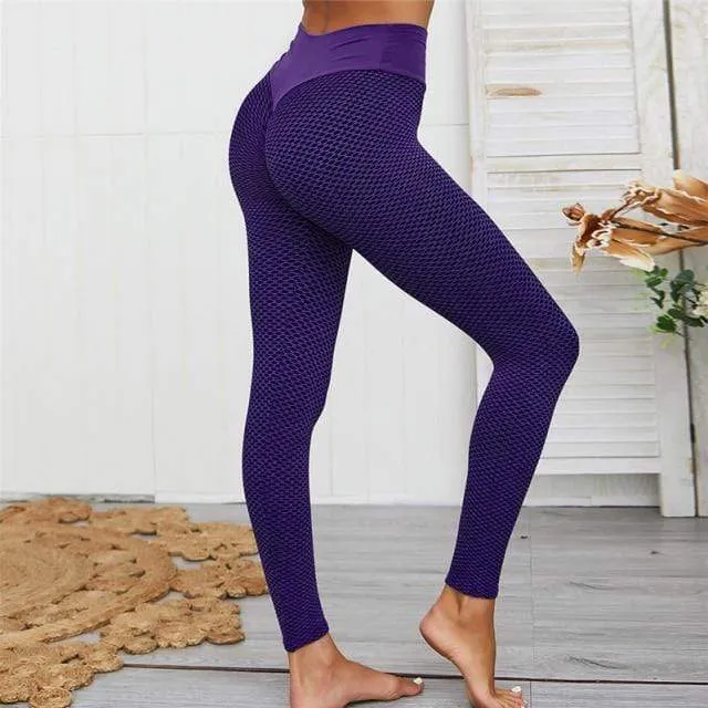 Damen Leggings High Waist Dot Fitness Leggins Mujer High Stretch Sportswear Damen Polyester Casual Seamless Pants