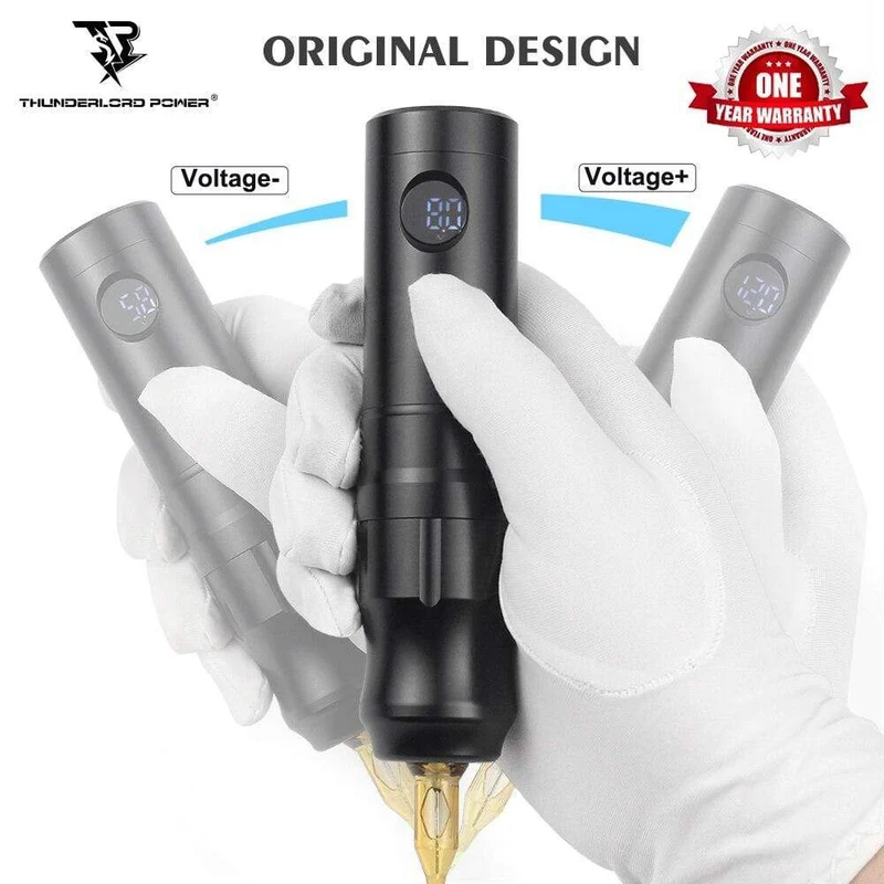 Drahtloser Tattoo-Maschinenstift, rotierender Tattoo-Augenbrauen-Maschine für Körperkunst, kabelloser Tattoo-Stift, professioneller kernloser Motor