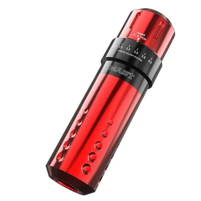 Mast Einstellbarer Hub Permanent Make-up Tattoo Stift Maschine RCA-Schnittstelle Professionelle Coreless Motor Tattoo Rotary Machine