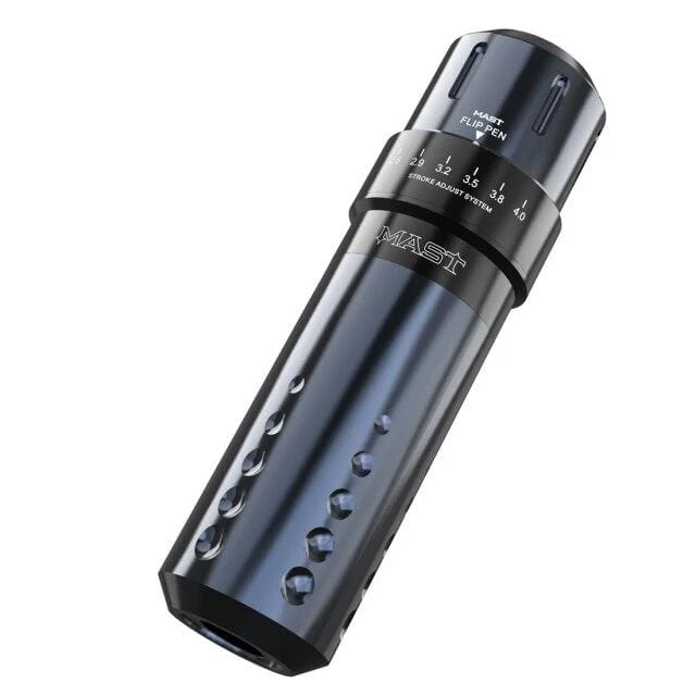Mast Einstellbarer Hub Permanent Make-up Tattoo Stift Maschine RCA-Schnittstelle Professionelle Coreless Motor Tattoo Rotary Machine