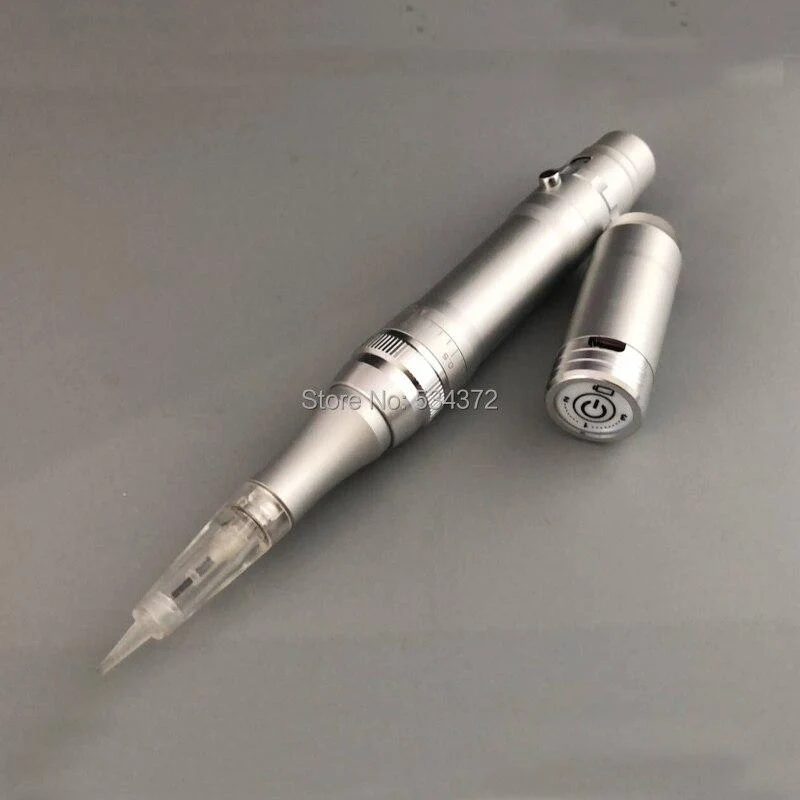 Silberne Profi-Kartuschen, Nadeln, Make-up-Stift, wiederaufladbare Akku-Permanent-Make-up-Maschine