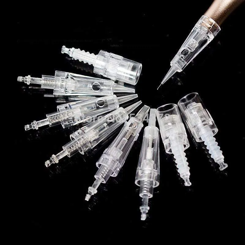 Silberne Profi-Kartuschen, Nadeln, Make-up-Stift, wiederaufladbare Akku-Permanent-Make-up-Maschine
