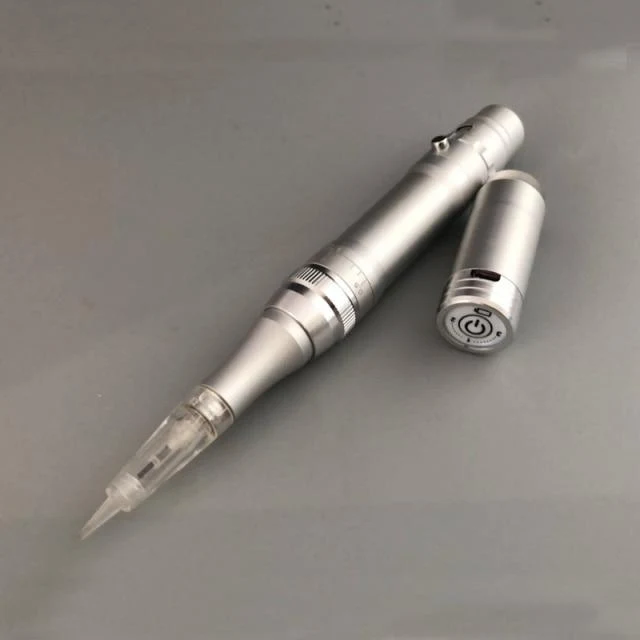 Silberne Profi-Kartuschen, Nadeln, Make-up-Stift, wiederaufladbare Akku-Permanent-Make-up-Maschine
