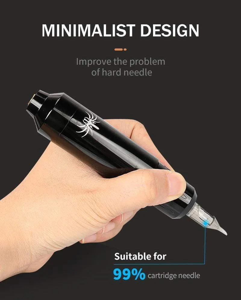 Rotierender Tattoo-Maschinenstift, leistungsstarker, langlebiger Motor, geräuschlos, RCA-Buchse für Schattierung und Liner, 10000 U/min, Hochgeschwindigkeits-Tattoo-Versorgung, PMU