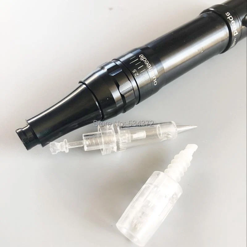 Tattoo Augenbrauen Schönheit MTS Maschine Permanent Make-Up Maschine Stift Mit Patrone MTS Nadeln