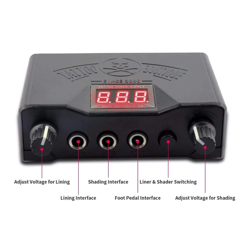 Professionelles Tattoo Kit Set Permanent Make-up Kit Rotary Maschinen Tattoo Netzteil Tattoo Nadeln Tinte Komplettes Werkzeug Zubehör
