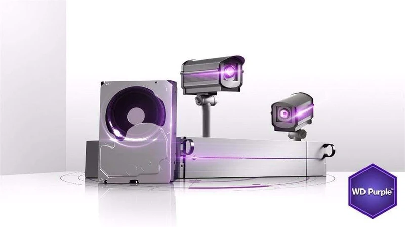Digitale WD Surveillance Purple 4 TB 3.5 Zoll interne Festplatte SATA 6.0 Gbit/s Festplatte für CCTV-DVR-Überwachungskamera IP