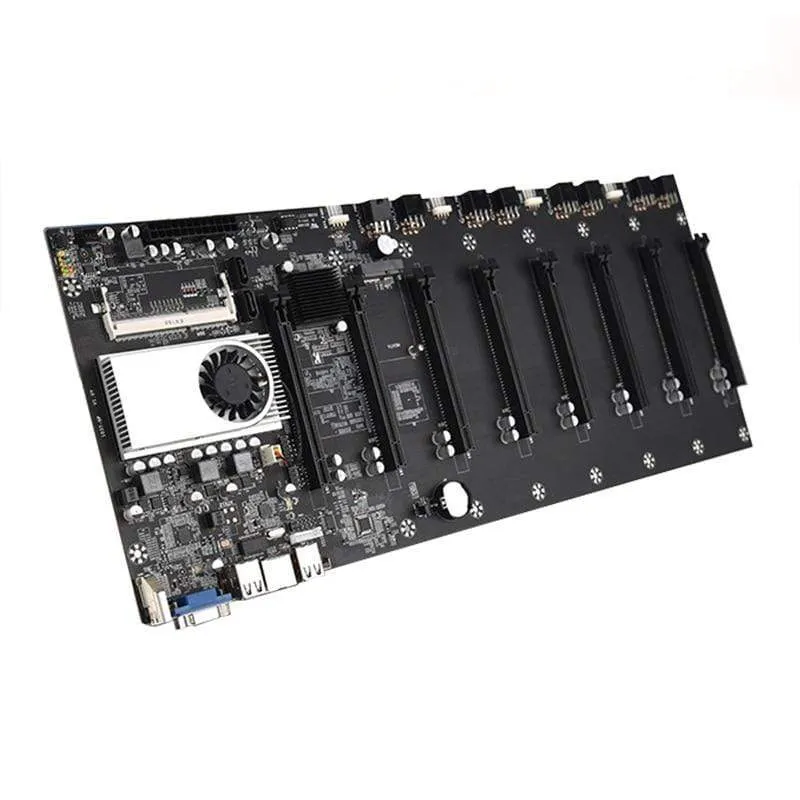 BTC-T37 Bergbau Motherboard VGA 8PCIE 16X 8GPU Grafikkarte Unterstützung 1066/1333/1600 MHz DDR3/DDR3L BTC-T37 Bergbau Motherboard