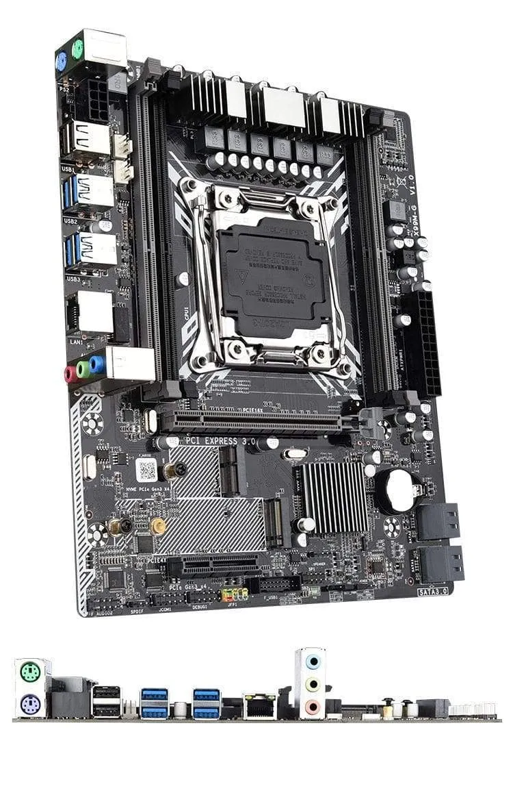 X99-Motherboard mit Intel XEON E5 2620 V3 2 * 8G DDR4 RECC-Speicher GTX960 4 GB und COOLER-Kombi-Kit-Set Vergleichbar