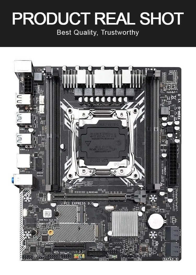 X99-Motherboard mit Intel XEON E5 2620 V3 2 * 8G DDR4 RECC-Speicher GTX960 4 GB und COOLER-Kombi-Kit-Set Vergleichbar