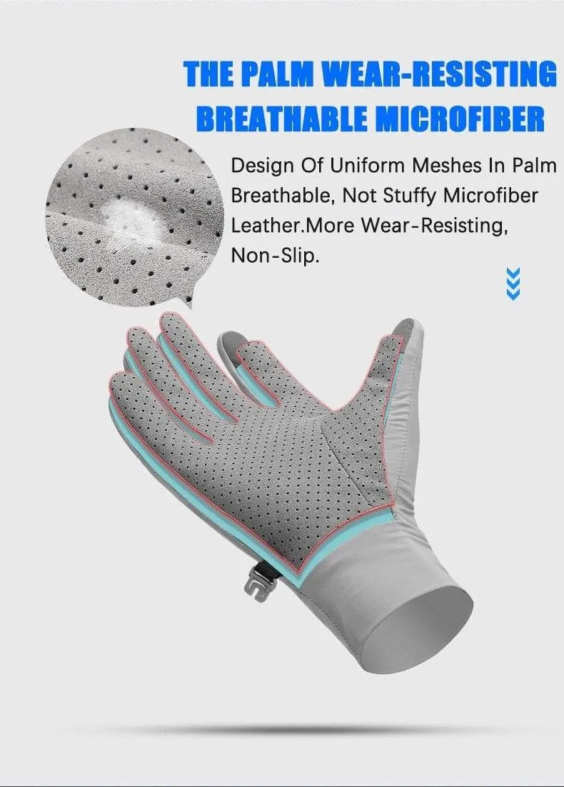 Seide Licht Handschuhe Sommer Dünne Männer Sport Radfahren Laufen Fitness Fahren Im Freien Angeln Frauen Nicht-Slip Touchscreen Handschuhe