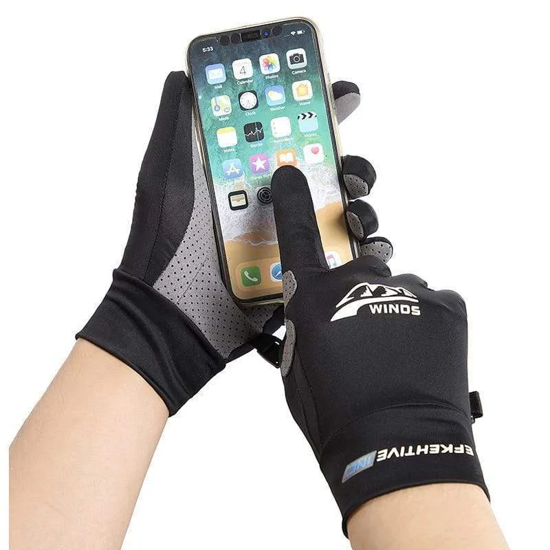 Seide Licht Handschuhe Sommer Dünne Männer Sport Radfahren Laufen Fitness Fahren Im Freien Angeln Frauen Nicht-Slip Touchscreen Handschuhe