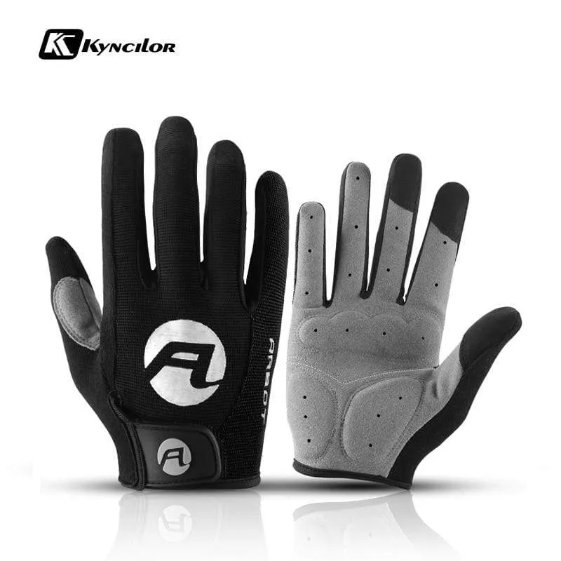 Sommer-Fahrrad-Vollfinger-Fahrradhandschuhe, absorbieren Schweiß für Männer und Frauen, Fahrradfahren, Outdoor-Sport, Schutz