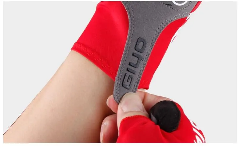 Zyklus Halbfingerhandschuhe Gel Sport Fahrrad Rennhandschuhe von Fahrrad MTB Straße Guantes Handschuh Radfahren Herren mittelfristige Frauen