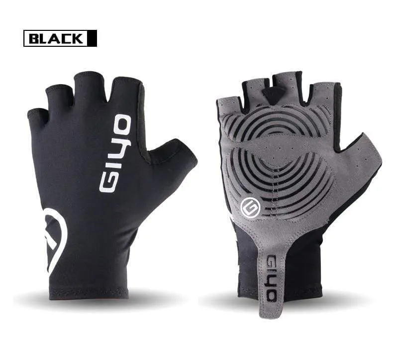 Zyklus Halbfingerhandschuhe Gel Sport Fahrrad Rennhandschuhe von Fahrrad MTB Straße Guantes Handschuh Radfahren Herren mittelfristige Frauen