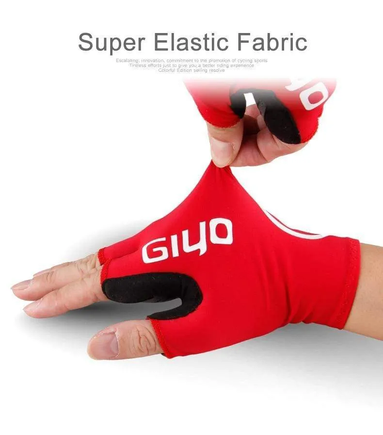 Zyklus Halbfingerhandschuhe Gel Sport Fahrrad Rennhandschuhe von Fahrrad MTB Straße Guantes Handschuh Radfahren Herren mittelfristige Frauen