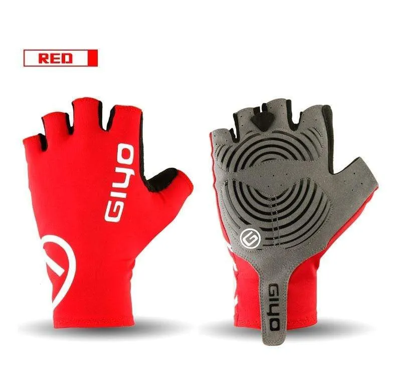 Zyklus Halbfingerhandschuhe Gel Sport Fahrrad Rennhandschuhe von Fahrrad MTB Straße Guantes Handschuh Radfahren Herren mittelfristige Frauen