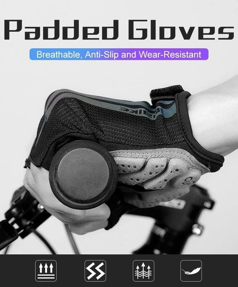 Half Finger Radfahren Handschuhe Sport Fitness Racing MTB Fahrrad Handschuhe Sommer Männer Frauen Reiten Verdickte Palm Pad Fahrrad Handschuhe