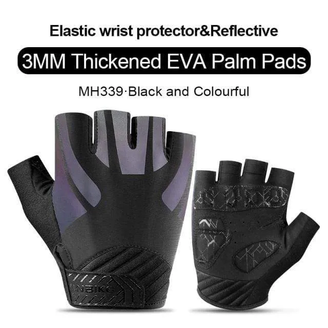 Half Finger Radfahren Handschuhe Sport Fitness Racing MTB Fahrrad Handschuhe Sommer Männer Frauen Reiten Verdickte Palm Pad Fahrrad Handschuhe