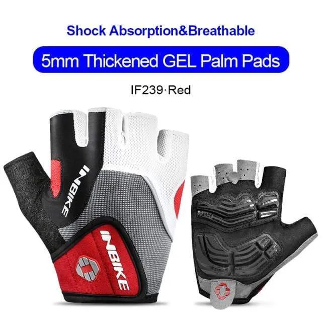 Half Finger Radfahren Handschuhe Sport Fitness Racing MTB Fahrrad Handschuhe Sommer Männer Frauen Reiten Verdickte Palm Pad Fahrrad Handschuhe