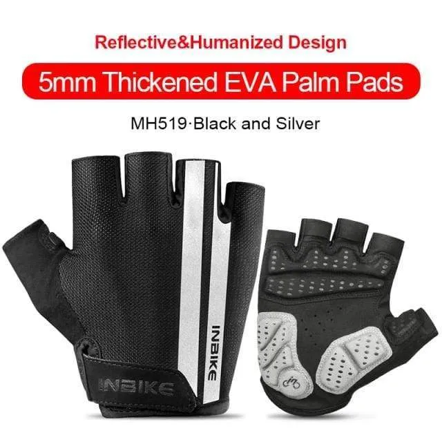 Half Finger Radfahren Handschuhe Sport Fitness Racing MTB Fahrrad Handschuhe Sommer Männer Frauen Reiten Verdickte Palm Pad Fahrrad Handschuhe