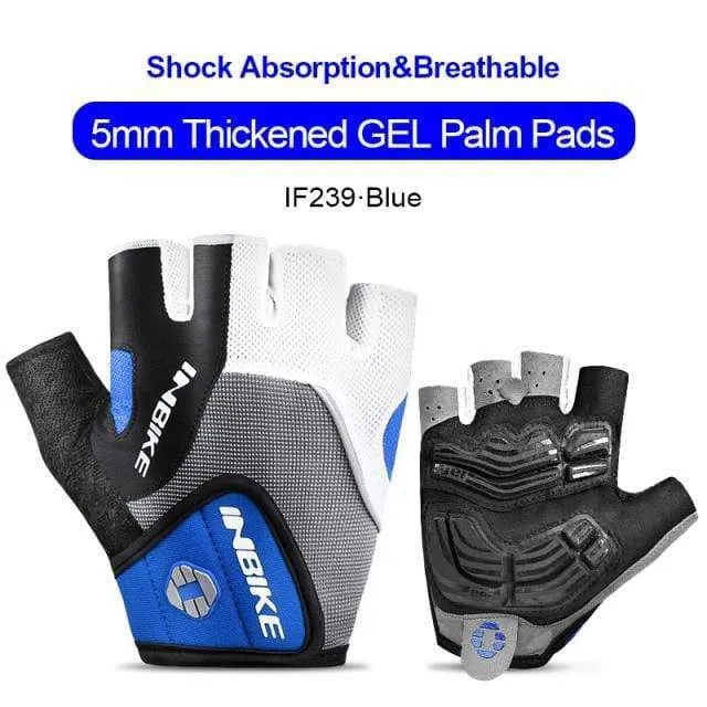 Half Finger Radfahren Handschuhe Sport Fitness Racing MTB Fahrrad Handschuhe Sommer Männer Frauen Reiten Verdickte Palm Pad Fahrrad Handschuhe