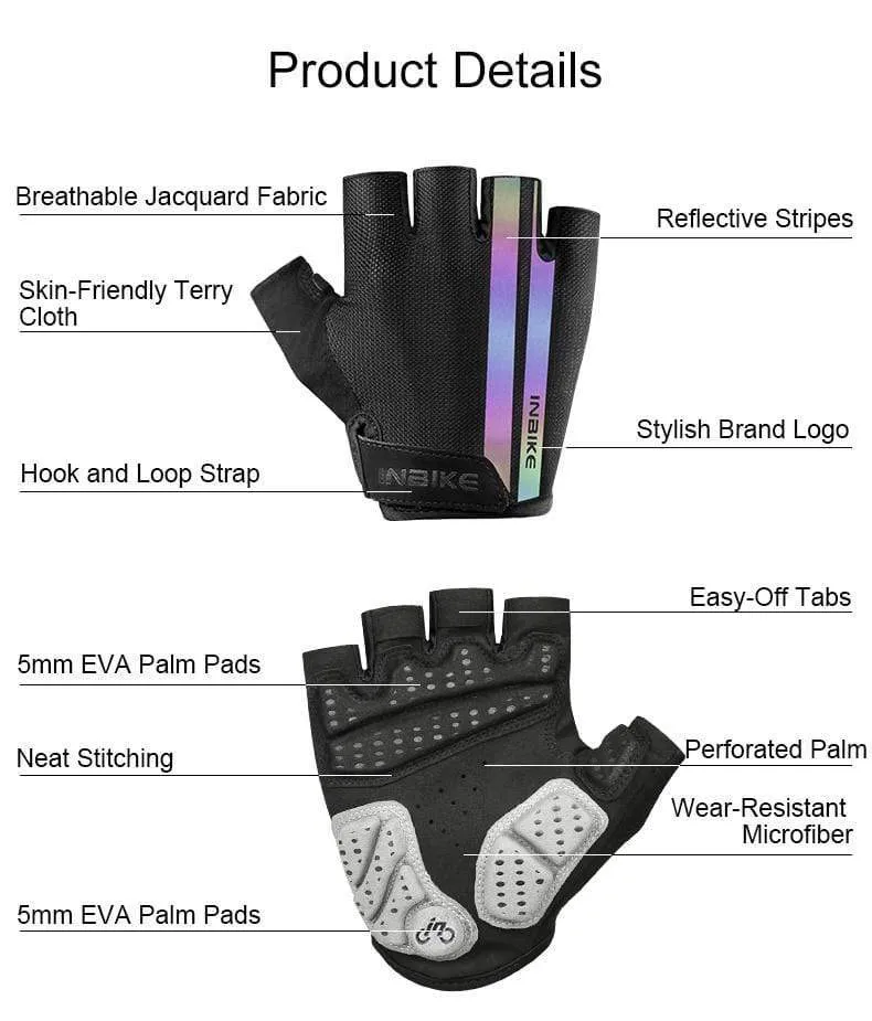 Half Finger Radfahren Handschuhe Sport Fitness Racing MTB Fahrrad Handschuhe Sommer Männer Frauen Reiten Verdickte Palm Pad Fahrrad Handschuhe