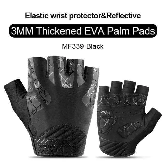 Half Finger Radfahren Handschuhe Sport Fitness Racing MTB Fahrrad Handschuhe Sommer Männer Frauen Reiten Verdickte Palm Pad Fahrrad Handschuhe