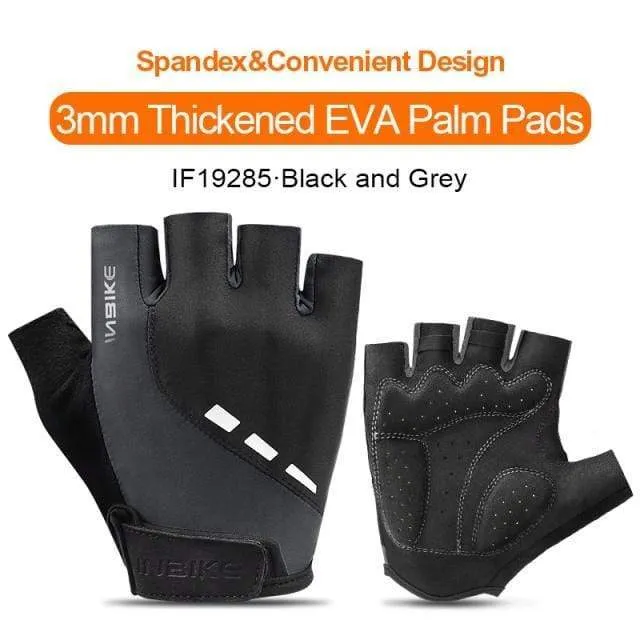 Half Finger Radfahren Handschuhe Sport Fitness Racing MTB Fahrrad Handschuhe Sommer Männer Frauen Reiten Verdickte Palm Pad Fahrrad Handschuhe