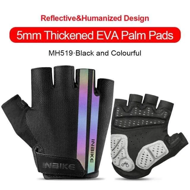 Half Finger Radfahren Handschuhe Sport Fitness Racing MTB Fahrrad Handschuhe Sommer Männer Frauen Reiten Verdickte Palm Pad Fahrrad Handschuhe