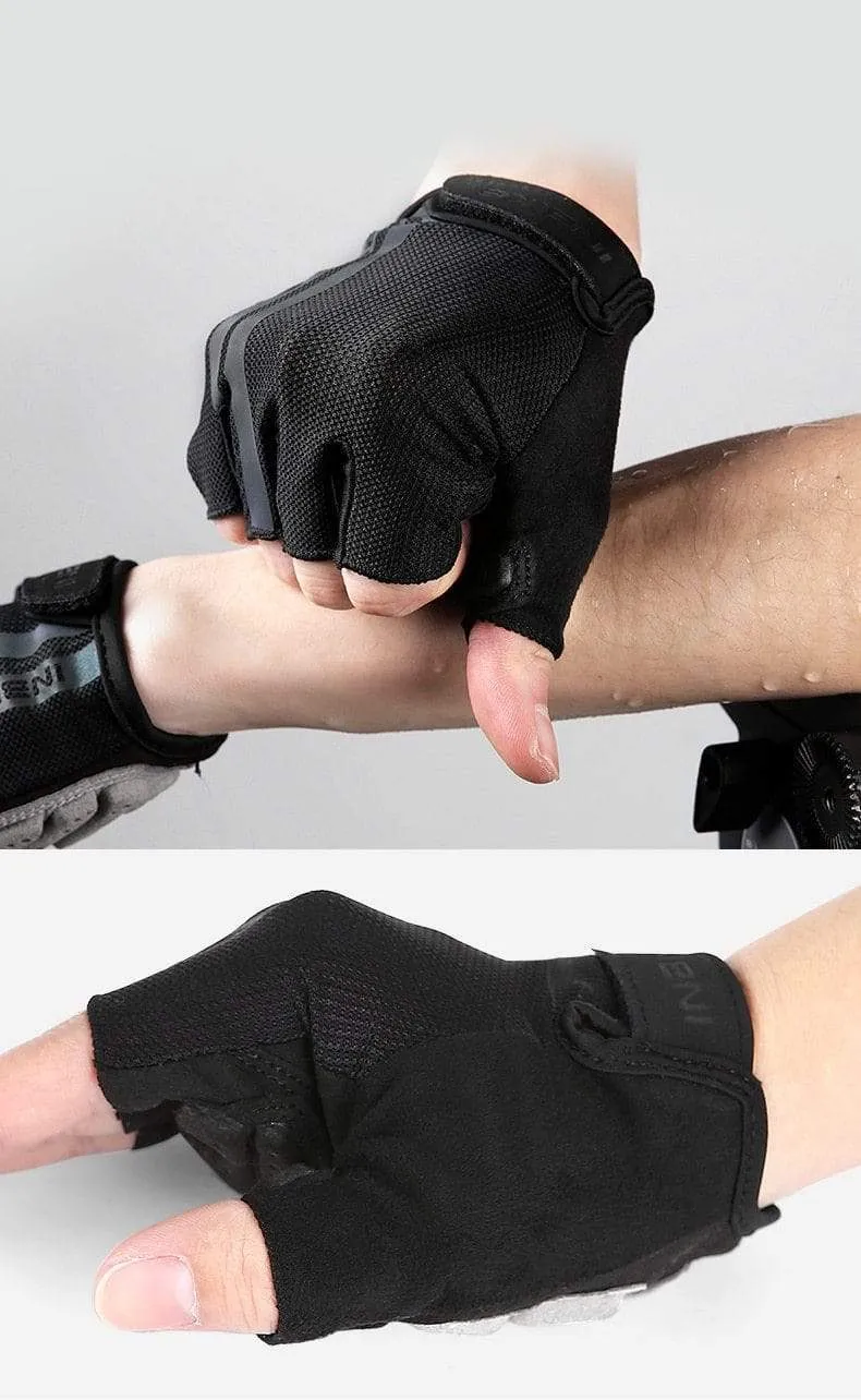 Half Finger Radfahren Handschuhe Sport Fitness Racing MTB Fahrrad Handschuhe Sommer Männer Frauen Reiten Verdickte Palm Pad Fahrrad Handschuhe