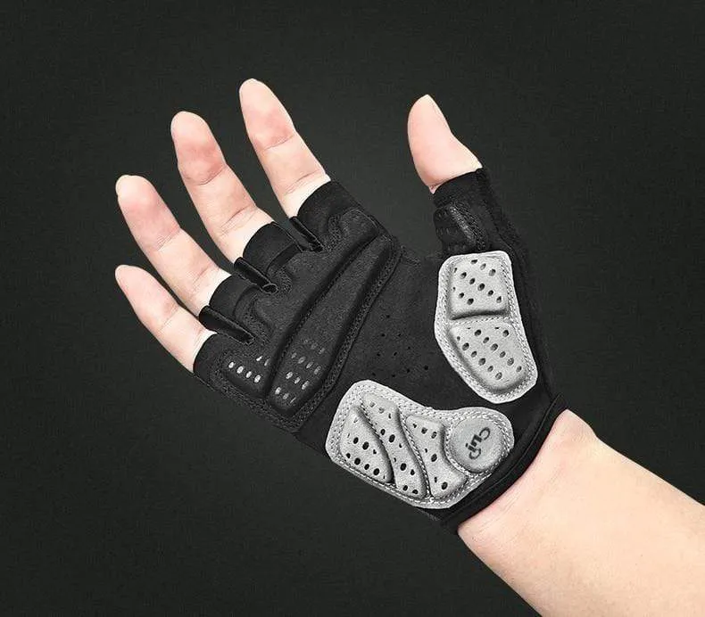 Half Finger Radfahren Handschuhe Sport Fitness Racing MTB Fahrrad Handschuhe Sommer Männer Frauen Reiten Verdickte Palm Pad Fahrrad Handschuhe