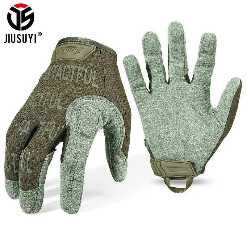 Taktische Handschuhe Vollfinger Handschuh Männer Fäustlinge Armee Militär Paintball Airsoft Schießen Radfahren Atmungsaktive Mikrofaser Neue