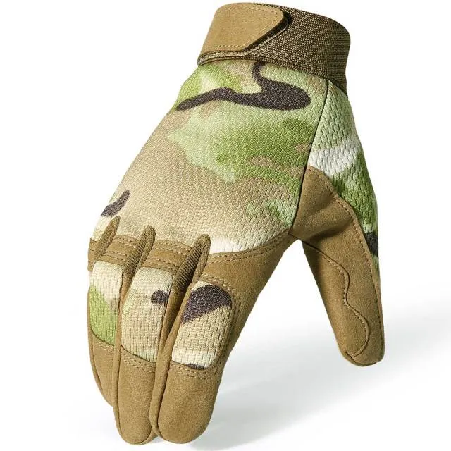 Taktische Handschuhe Vollfinger Handschuh Männer Fäustlinge Armee Militär Paintball Airsoft Schießen Radfahren Atmungsaktive Mikrofaser Neue