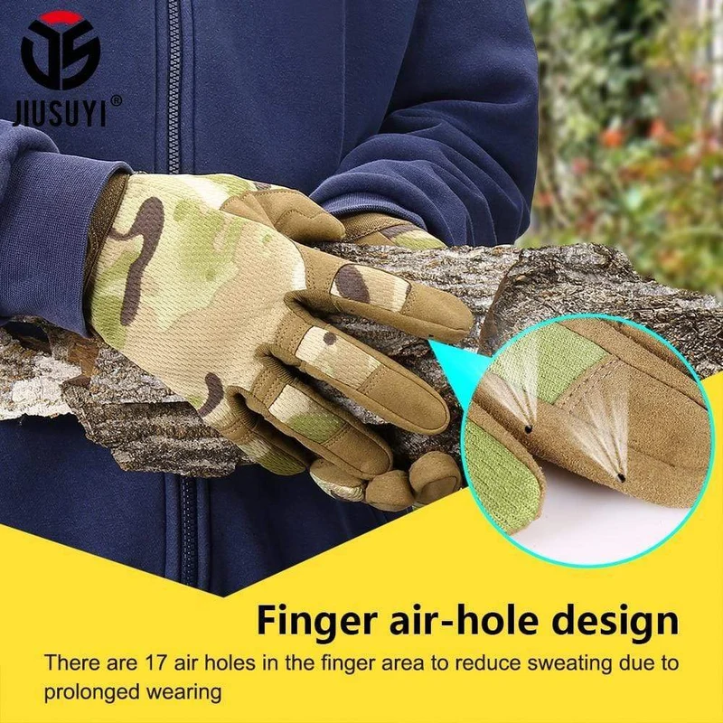 Taktische Handschuhe Rutschfeste Armee Militär Fahrrad Airsoft Motorrad Schießen Paintball Arbeitsausrüstung Camo Vollfinger Männer Frauen