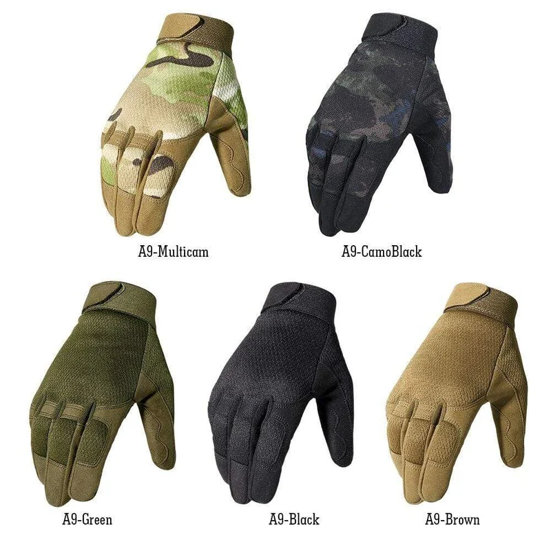 Taktische Handschuhe Rutschfeste Armee Militär Fahrrad Airsoft Motorrad Schießen Paintball Arbeitsausrüstung Camo Vollfinger Männer Frauen