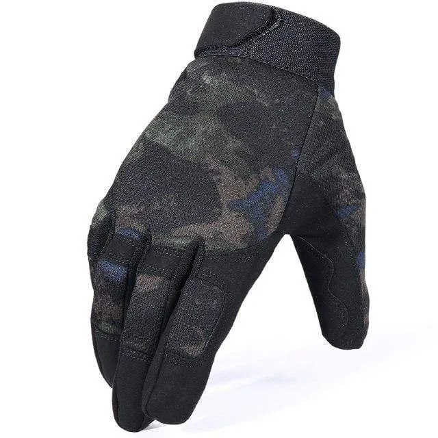 Taktische Handschuhe Rutschfeste Armee Militär Fahrrad Airsoft Motorrad Schießen Paintball Arbeitsausrüstung Camo Vollfinger Männer Frauen