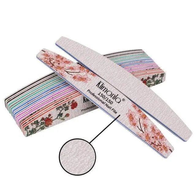 25-teiliges Nagelfeile-Set für Maniküre, Nagellieferant für Profis, Nagelwerkzeug-Sets mit 5 Körnungen, Zubehör, professionelles Material für Nagelstudios