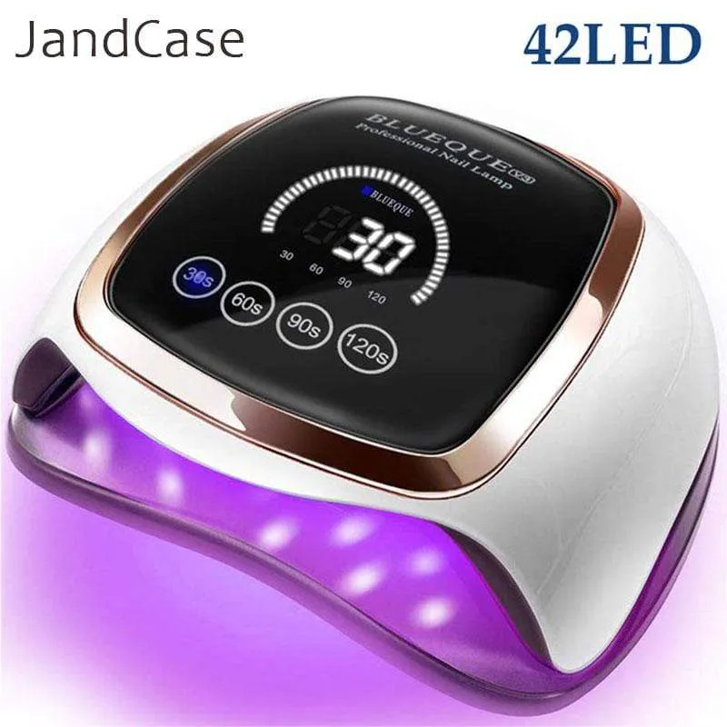 Nageltrockner für normalen Nagellack, UV-LED-Lampe für Maniküre-Werkzeugmaschinen, 84/90/72 W, Touch-LCD-Eislampe für Gel-Nägel, Trockenlampe
