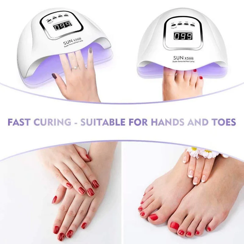 Nageltrockner für normalen Nagellack, UV-LED-Lampe für Maniküre-Werkzeugmaschinen, 84/90/72 W, Touch-LCD-Eislampe für Gel-Nägel, Trockenlampe
