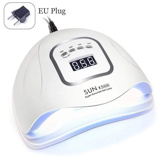 Nageltrockner für normalen Nagellack, UV-LED-Lampe für Maniküre-Werkzeugmaschinen, 84/90/72 W, Touch-LCD-Eislampe für Gel-Nägel, Trockenlampe