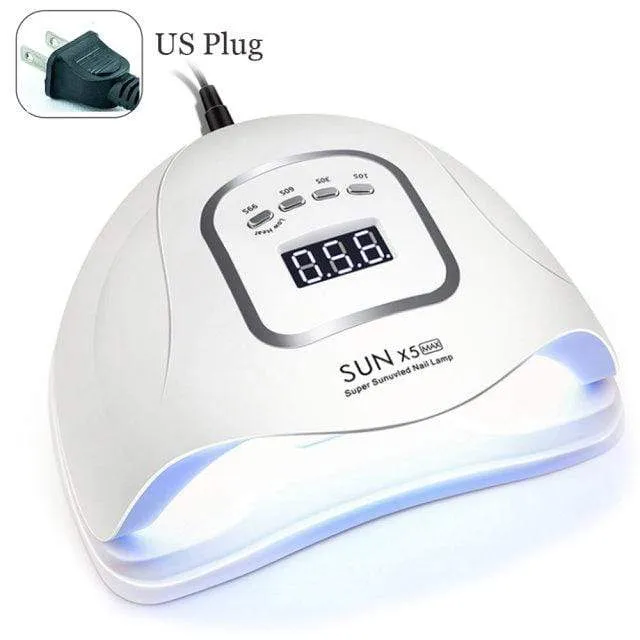 Nageltrockner für normalen Nagellack, UV-LED-Lampe für Maniküre-Werkzeugmaschinen, 84/90/72 W, Touch-LCD-Eislampe für Gel-Nägel, Trockenlampe