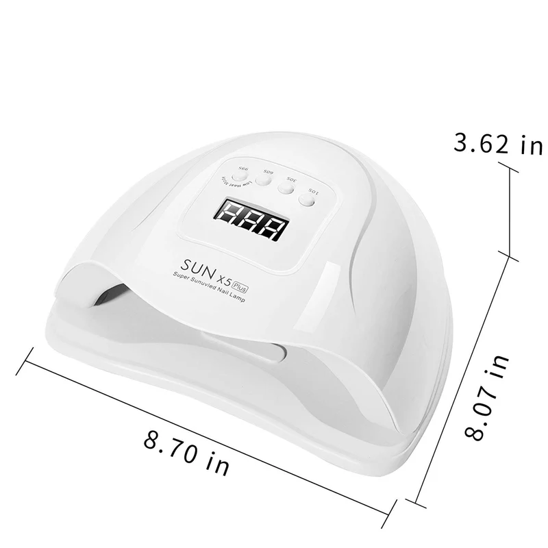 Nageltrockner für normalen Nagellack, UV-LED-Lampe für Maniküre-Werkzeugmaschinen, 84/90/72 W, Touch-LCD-Eislampe für Gel-Nägel, Trockenlampe