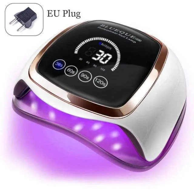 Nageltrockner für normalen Nagellack, UV-LED-Lampe für Maniküre-Werkzeugmaschinen, 84/90/72 W, Touch-LCD-Eislampe für Gel-Nägel, Trockenlampe