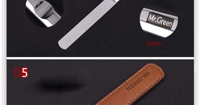 Professionelle Importe von Edelstahl-Metall-Nagelfeilen, Puffer, doppelseitige Maniküre-Werkzeuge, kleine Reibe- und Polierstreifen