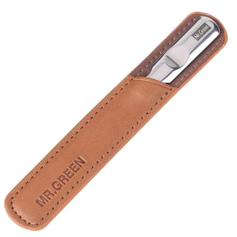 Professionelle Importe von Edelstahl-Metall-Nagelfeilen, Puffer, doppelseitige Maniküre-Werkzeuge, kleine Reibe- und Polierstreifen